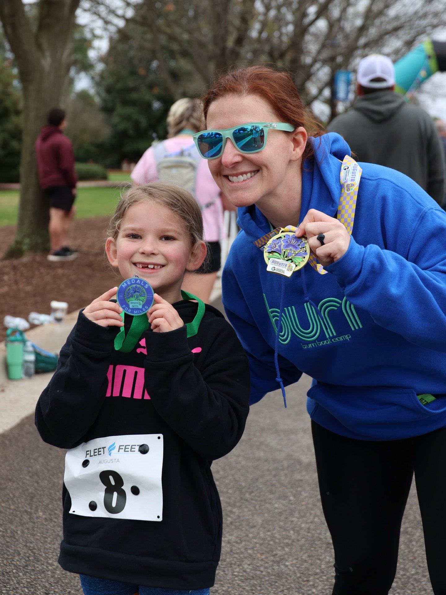 All smiles for medals for miles 😄 

#kidsrun #augustasports #visitaugusta #augustaga