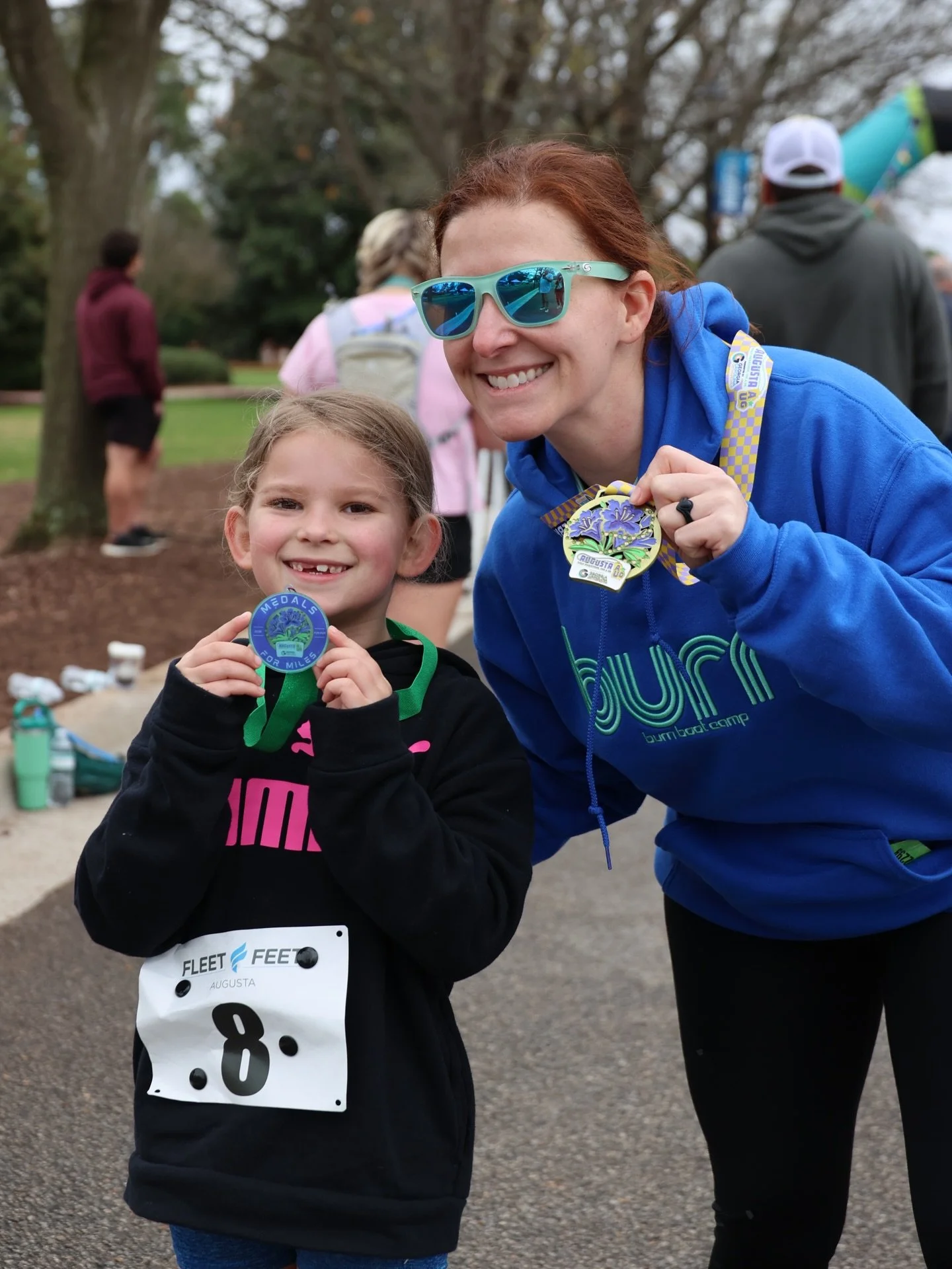 All smiles for medals for miles 😄 

#kidsrun #augustasports #visitaugusta #augustaga