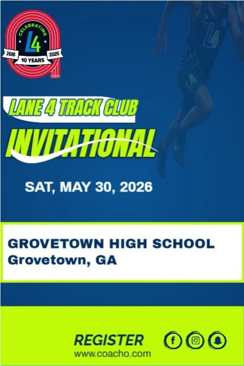 Lane 4 Track Club Invitational Track Meet