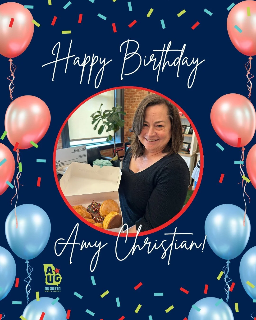 We're celebrating a birthday in the office today! 🥳 Let's wish a very Happy (belated) Birthday to our Community Affairs Coordinator, Amy Christian! We're excited to have her on the ASC squad. Leave a note of celebration in the comments for her. 🎉
