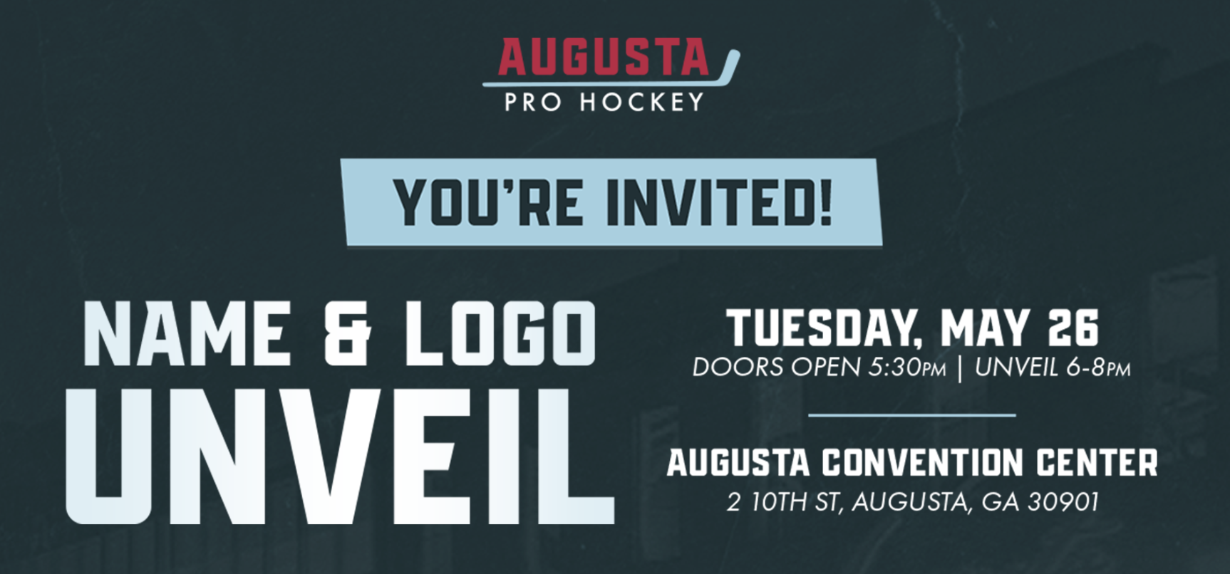 Augusta Pro Hockey Name &amp; Logo Unveil