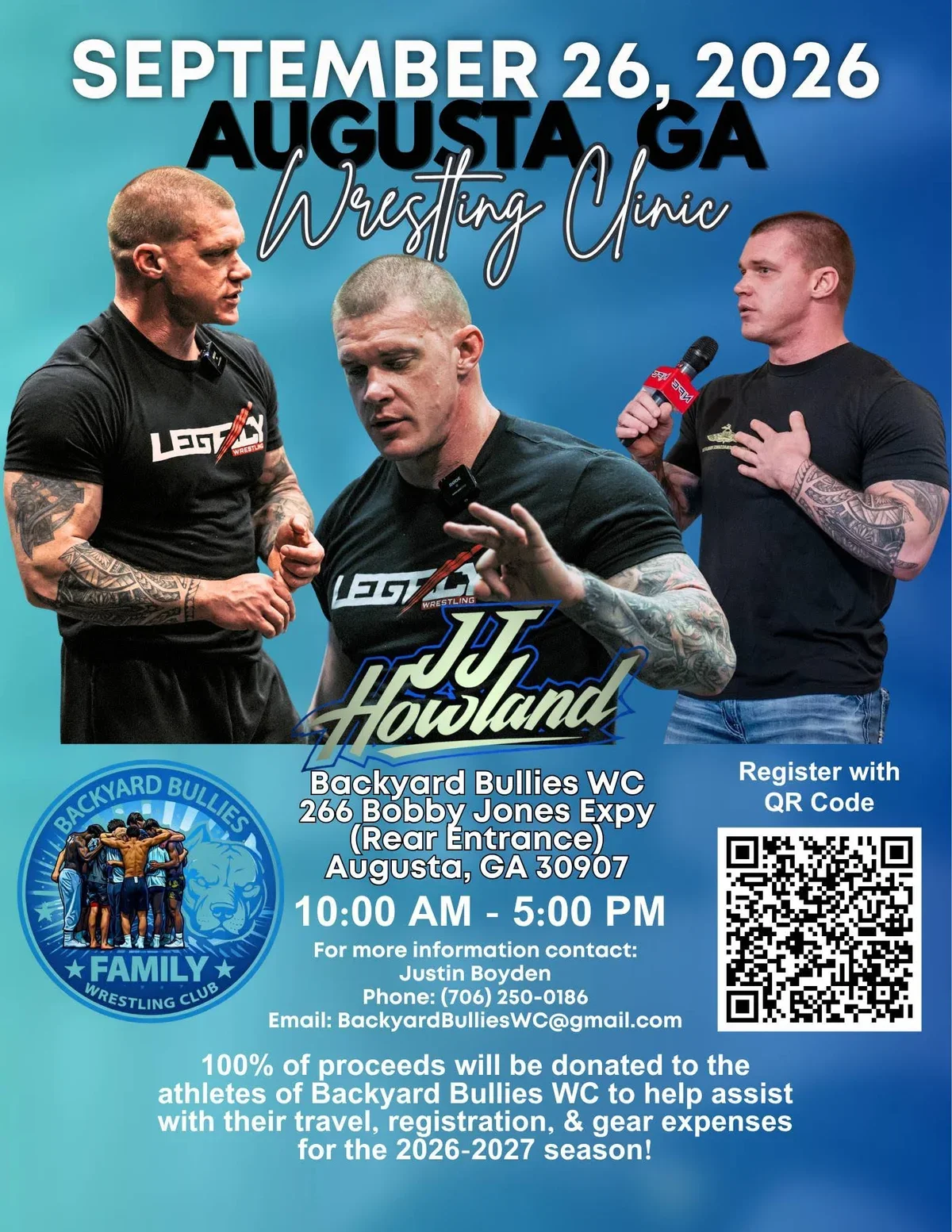 JJ Howland Wrestling Clinic