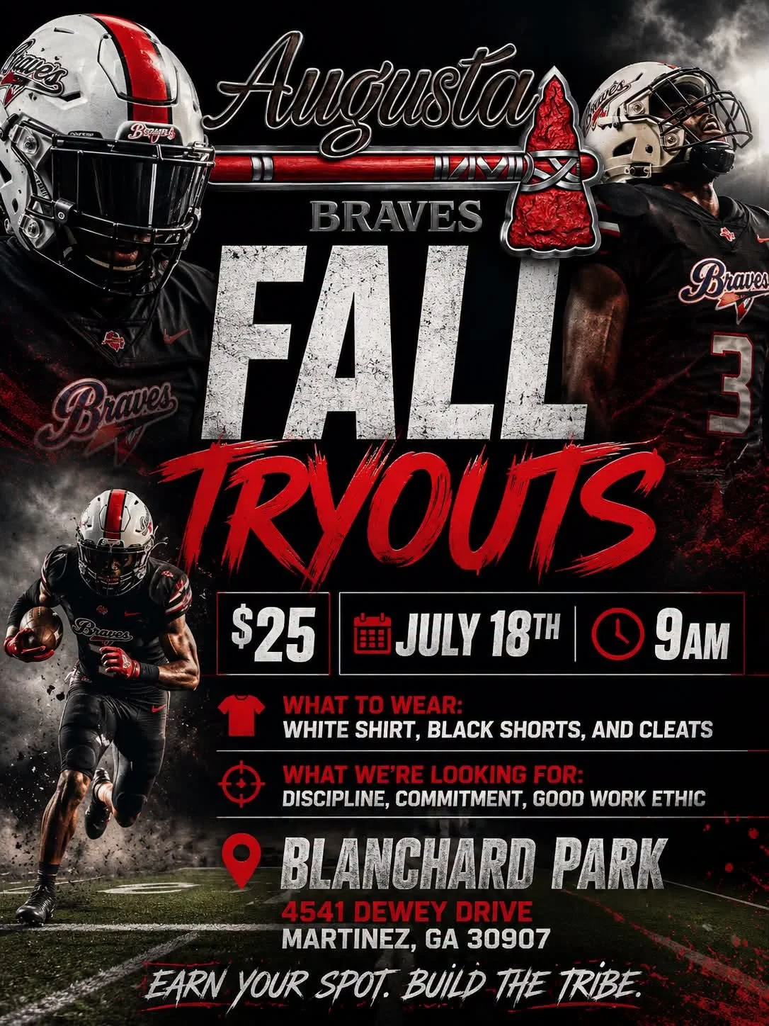 Augusta Braves Fall Tryouts