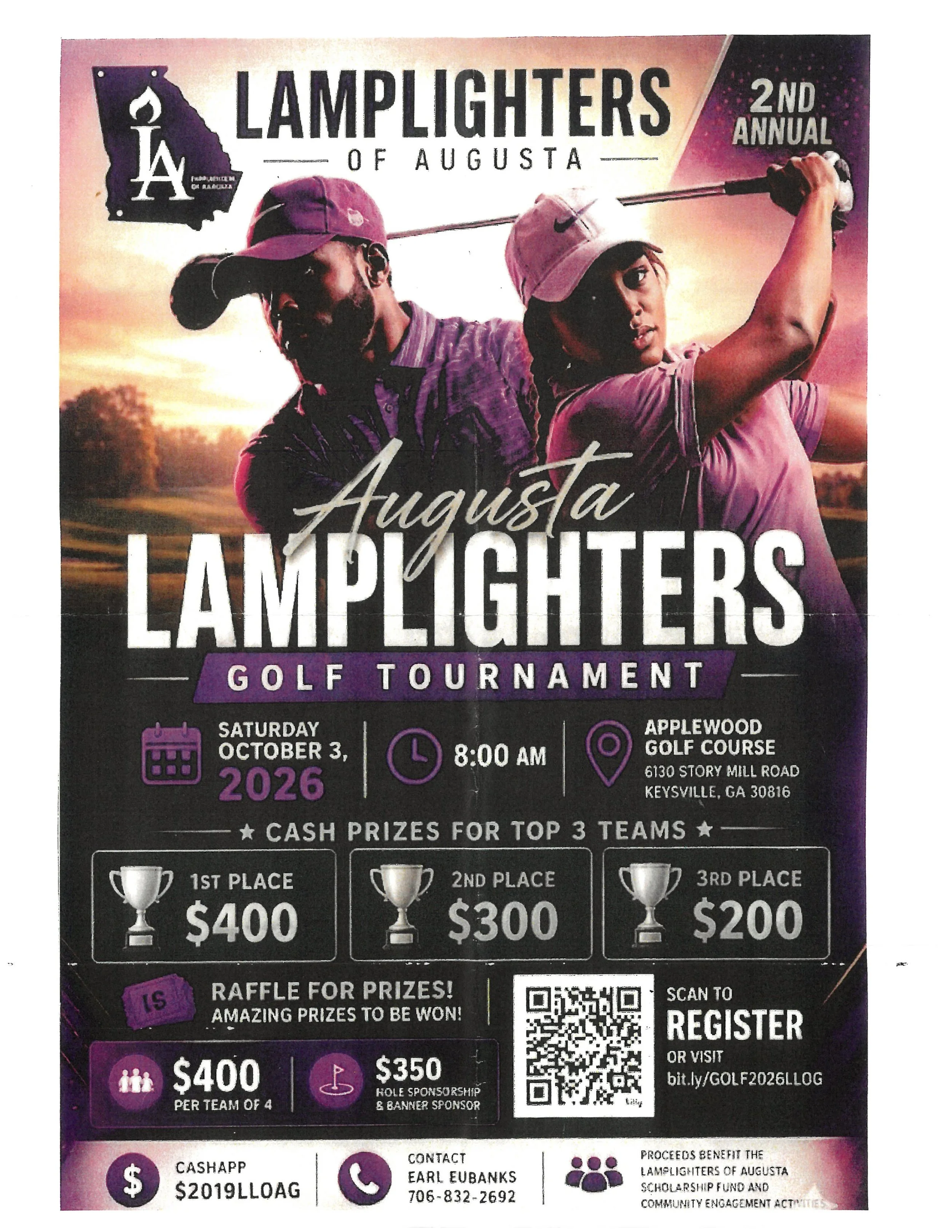 2nd Annual Lamplighters of Augusta Golf Tournament