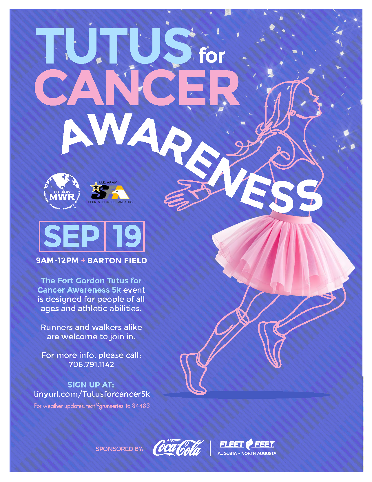 Fort Gordon Tutus for Cancer Awareness 5K