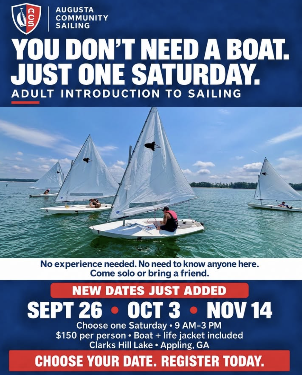 Learn to Sail with Augusta Community Sailing