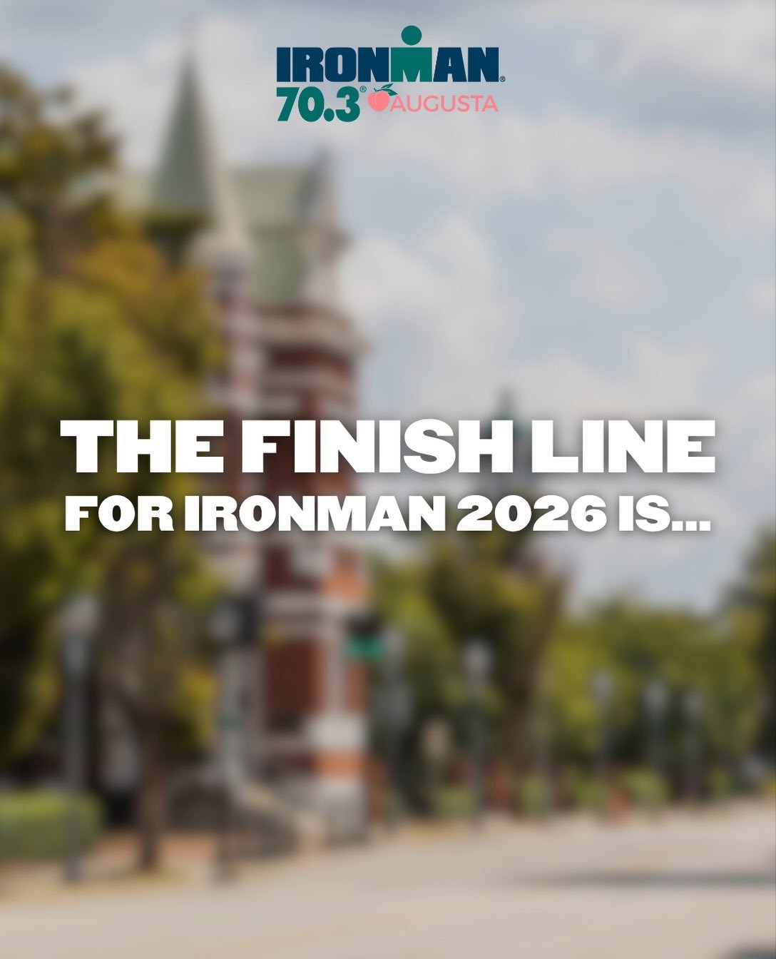 The FINISH LINE is at 8th &amp; Reynolds!

Right in the heart of Downtown Augusta, near the Saturday Market, this is the spot to be to cheer on our IRONMAN&reg; 70.3&reg; Augusta athletes as they cross the finish line on September 27. 🏊&zwj;♂️🚴&zwj