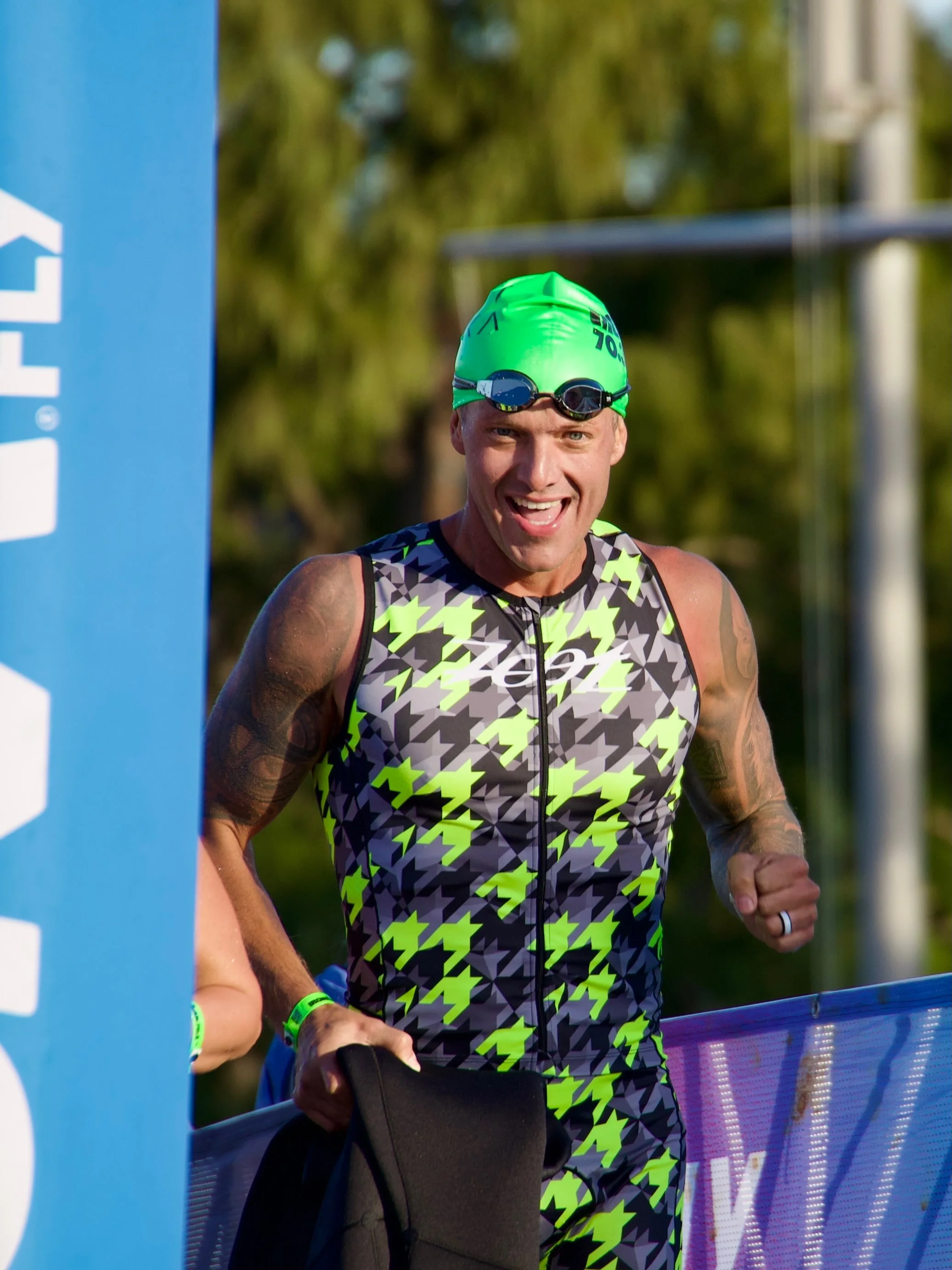 Swim ➡️ Bike 

#loveaugusta #ironman