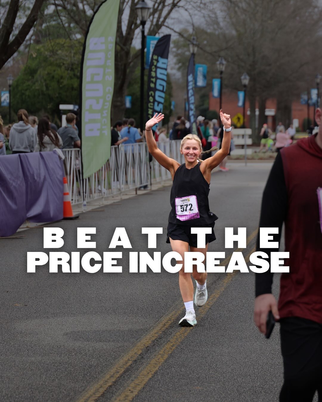 Last call for the lowest price! 🚨 Augusta 10K registration goes up after October 10. Sign up now at the link in bio! 🏃

#augustasportscouncil #marathon #10k #augusta
