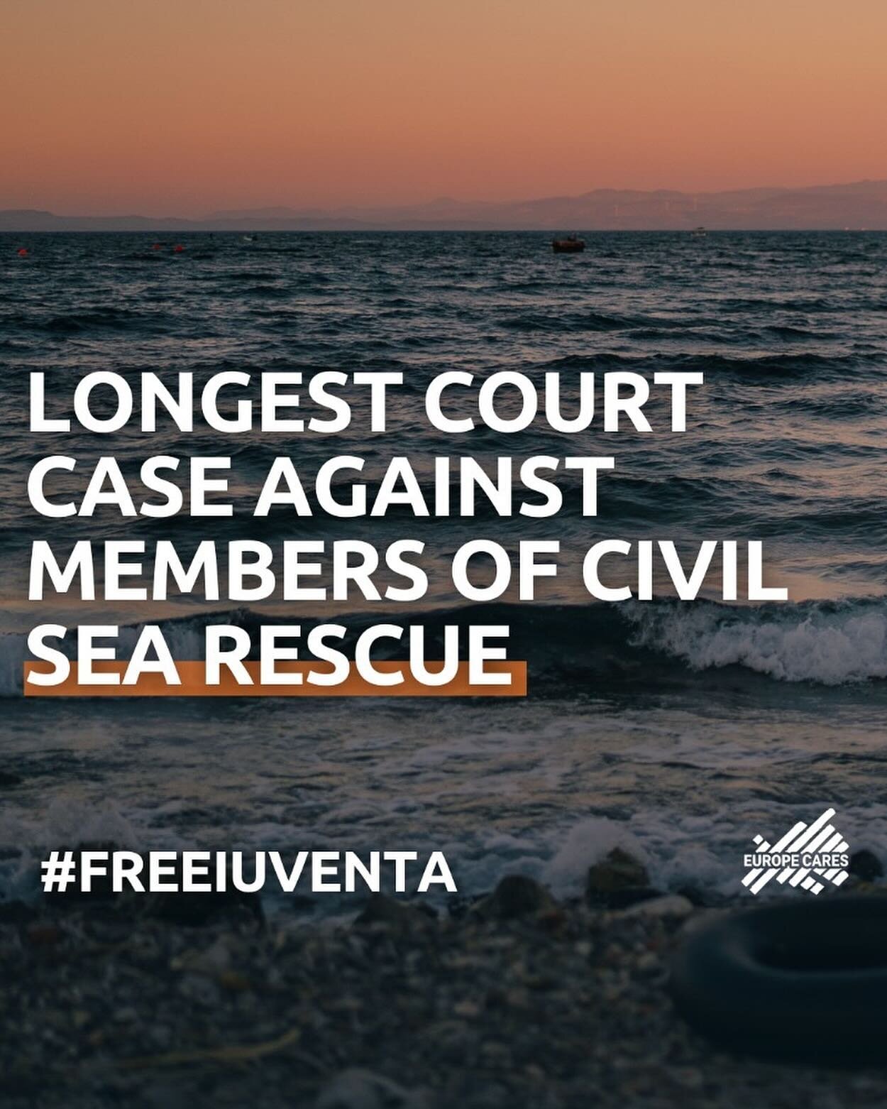 From #Lesvos to #Trapani - #solidarity is still on trial! @iuventacrew 🛟

The @iuventacrew ran hundreds of Search and Rescue operations, saving over 14.000 people until their ship was seized in 2017. Charges have been brought up against individuals 