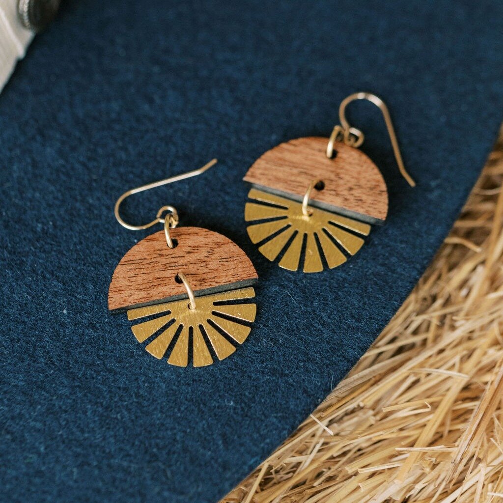 There is a little event happening today that has Texas in a tizzy. In honor of the solar eclipse I will be wearing our earrings that just happen to have a little sun and moon. You might just need to grab a pair to remember the occasion.

#eclipse #so