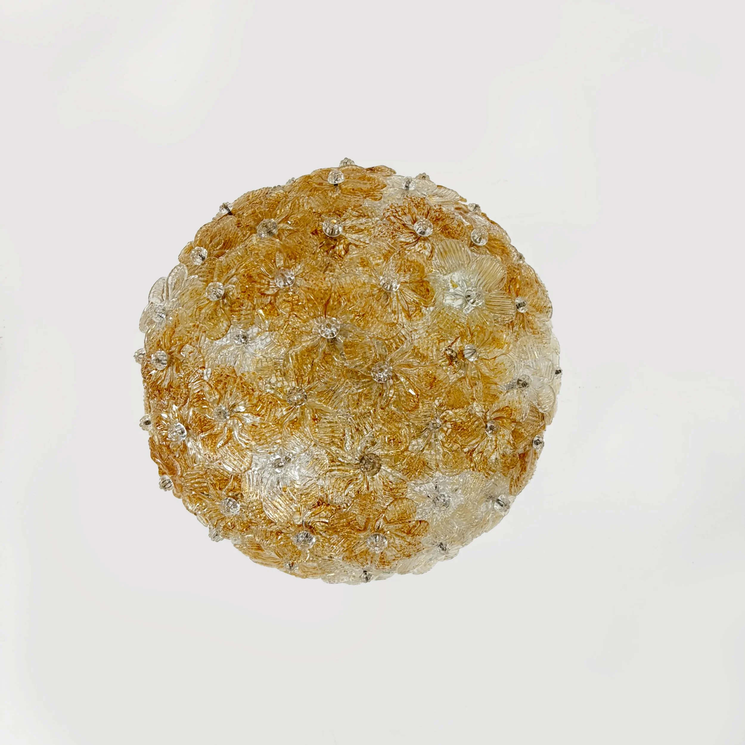 Barovier Toso Murano Pendant, Italy 1950s