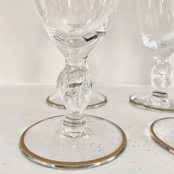 18th Century French Gilded Glasses - Set of 8 — Boutique
