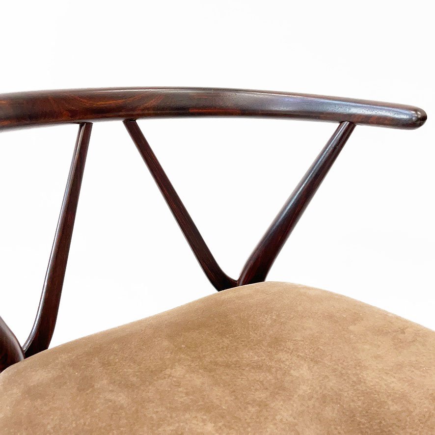 Scandinavian Modern Henning Kjærnulf Rosewood and Suede Chair Model 255
