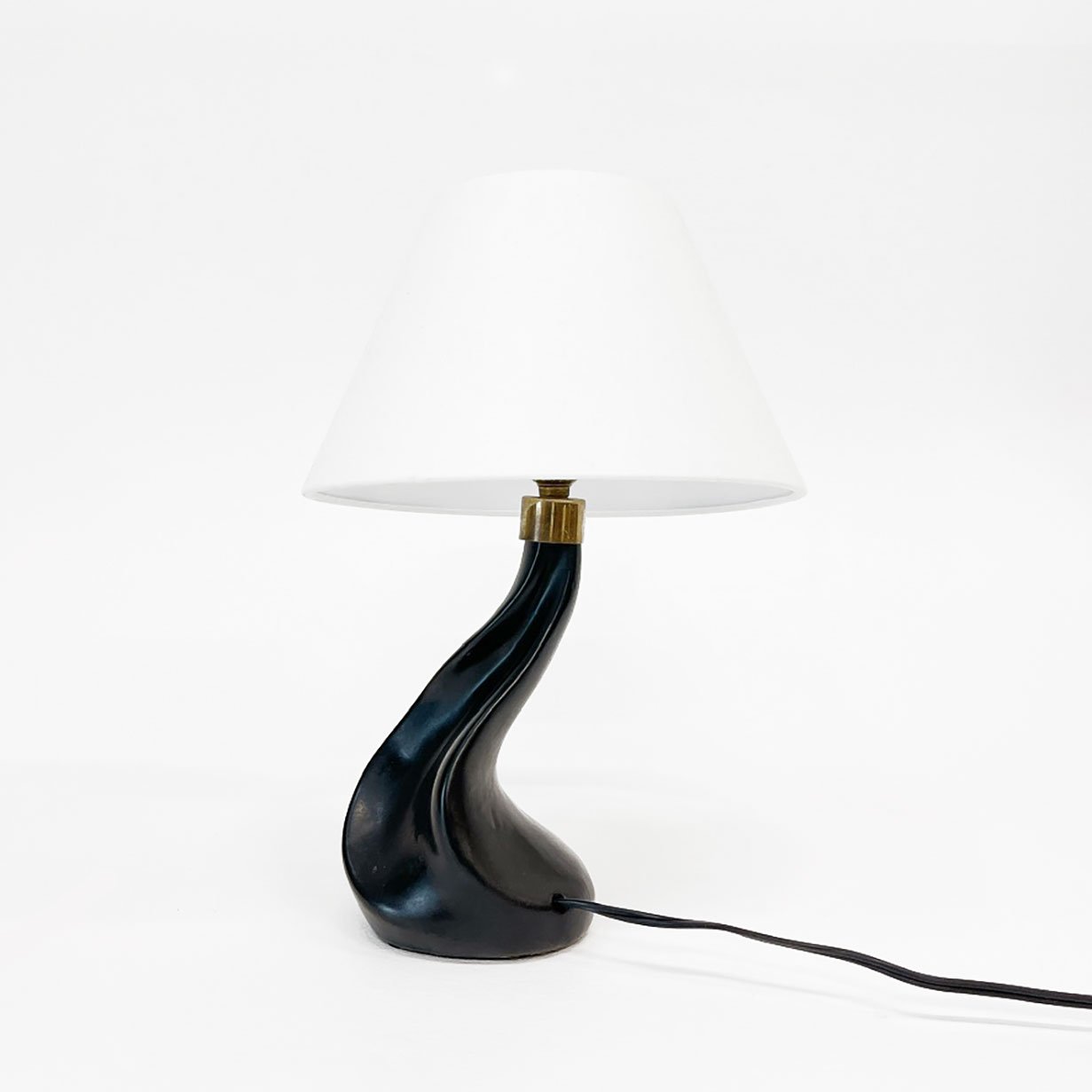 French Table Lamp in the style of Jouve, France 1950s