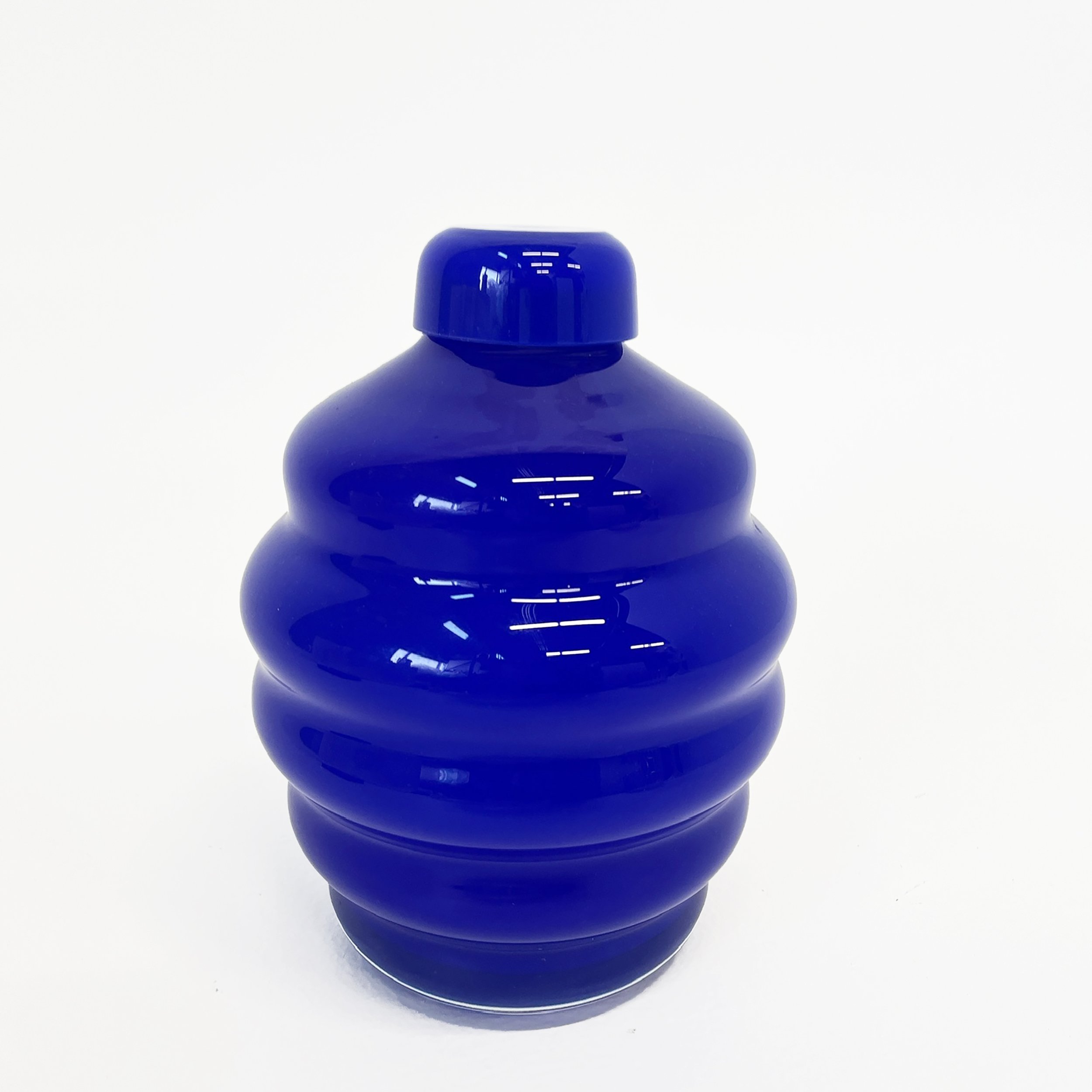 Cobalt Blue Murano Munari Jar, Italy 2005