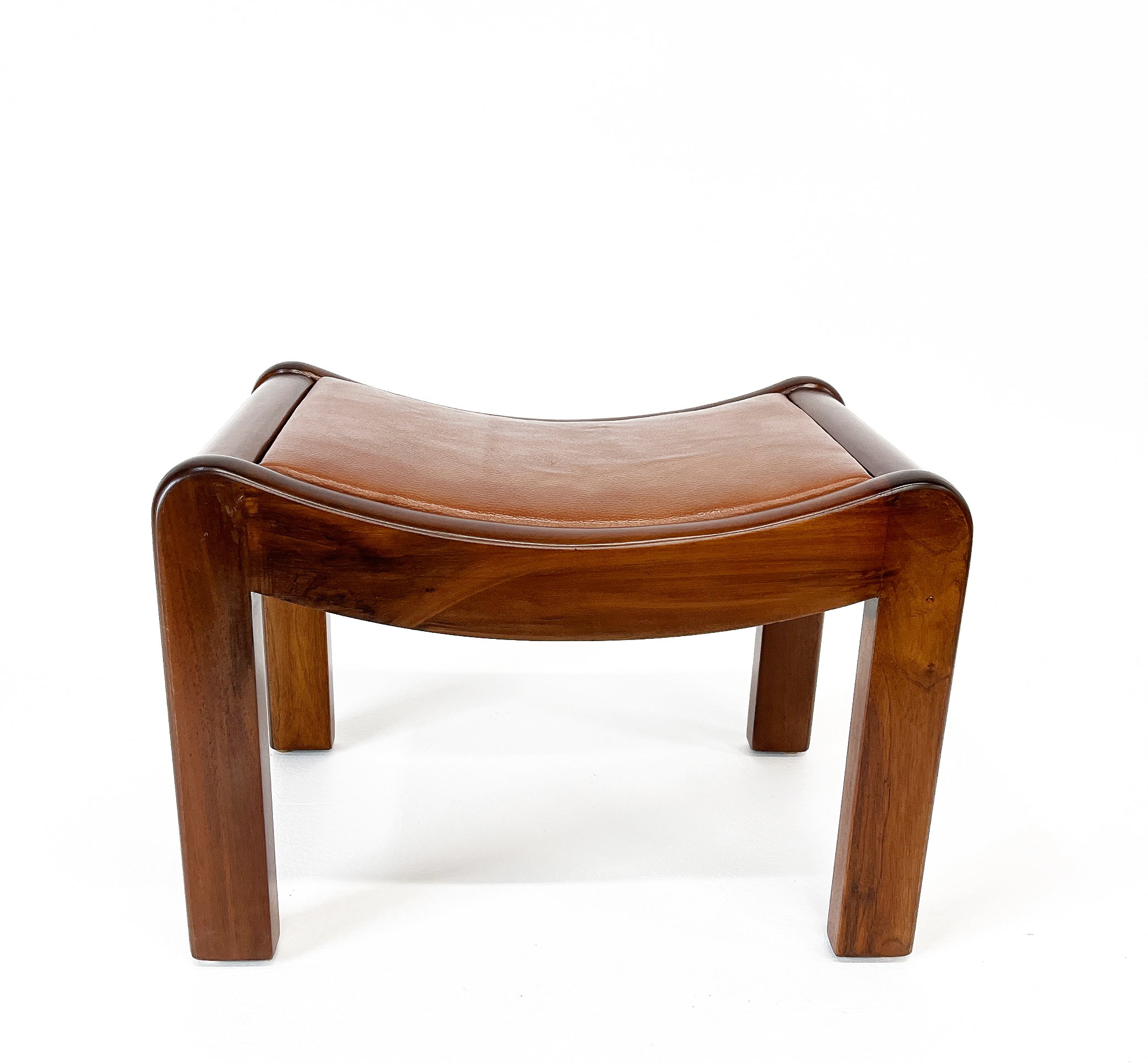 Mahogany Stool in the Manner of Pierre Chareau “SN1”, Paris 1930s