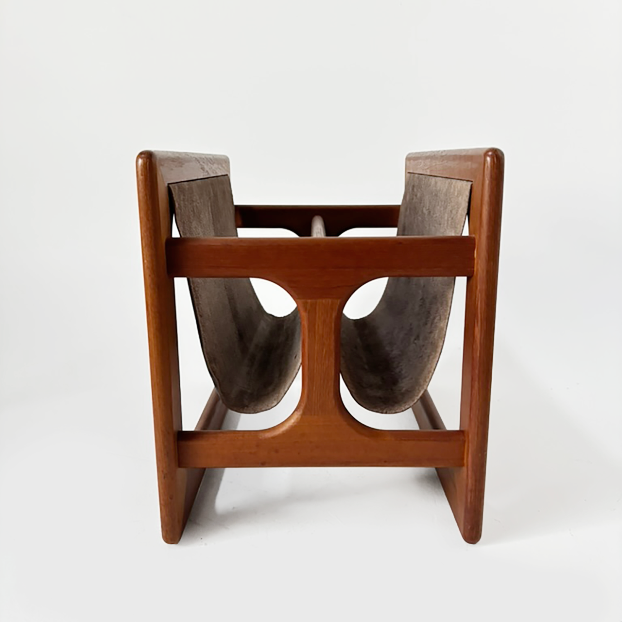 1Teak Magazine Rack, Salin Møbler, Aksel Kjersgaard, Denmark, 1970s