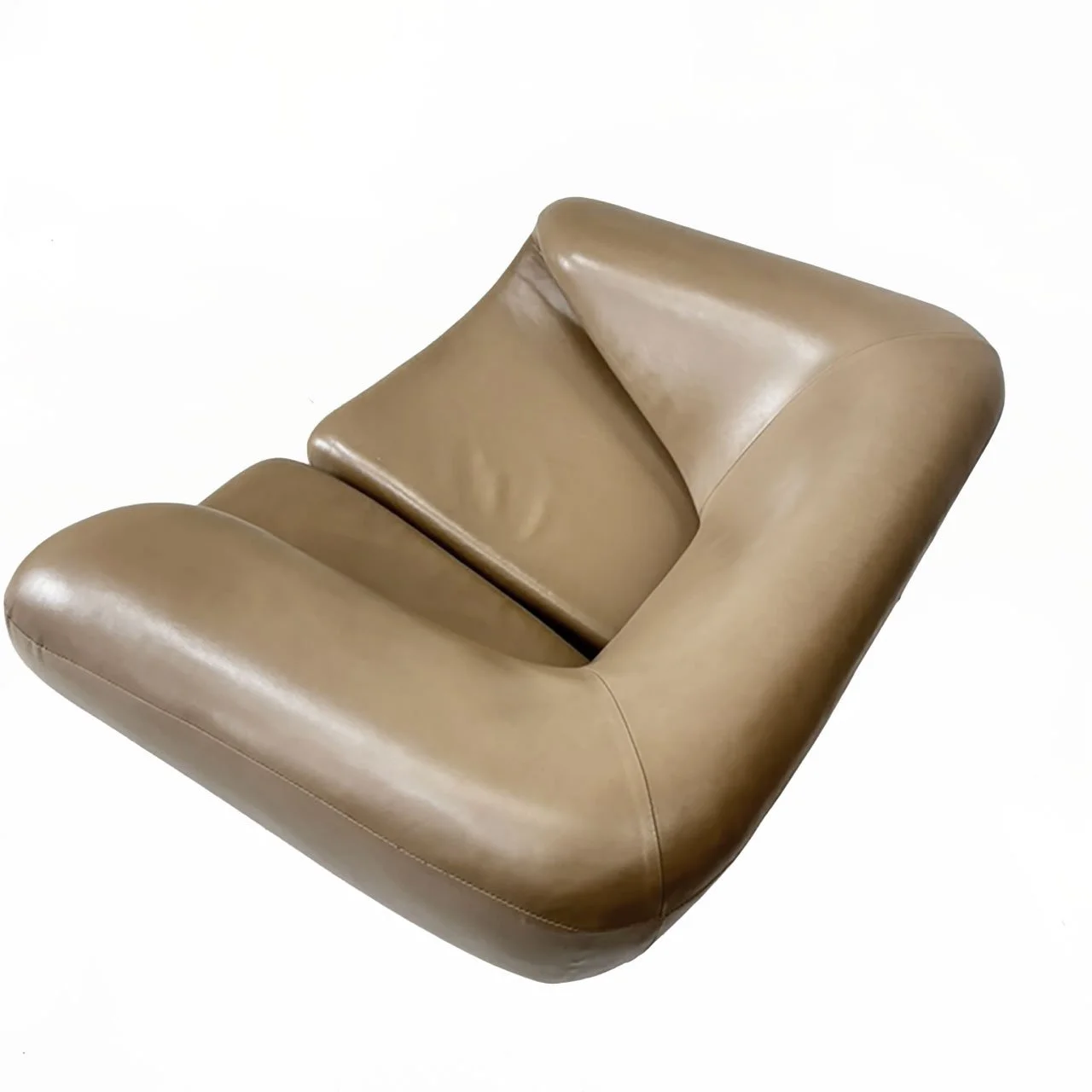 Ribbon Swivel Chair in the Style of Pierre Paulin