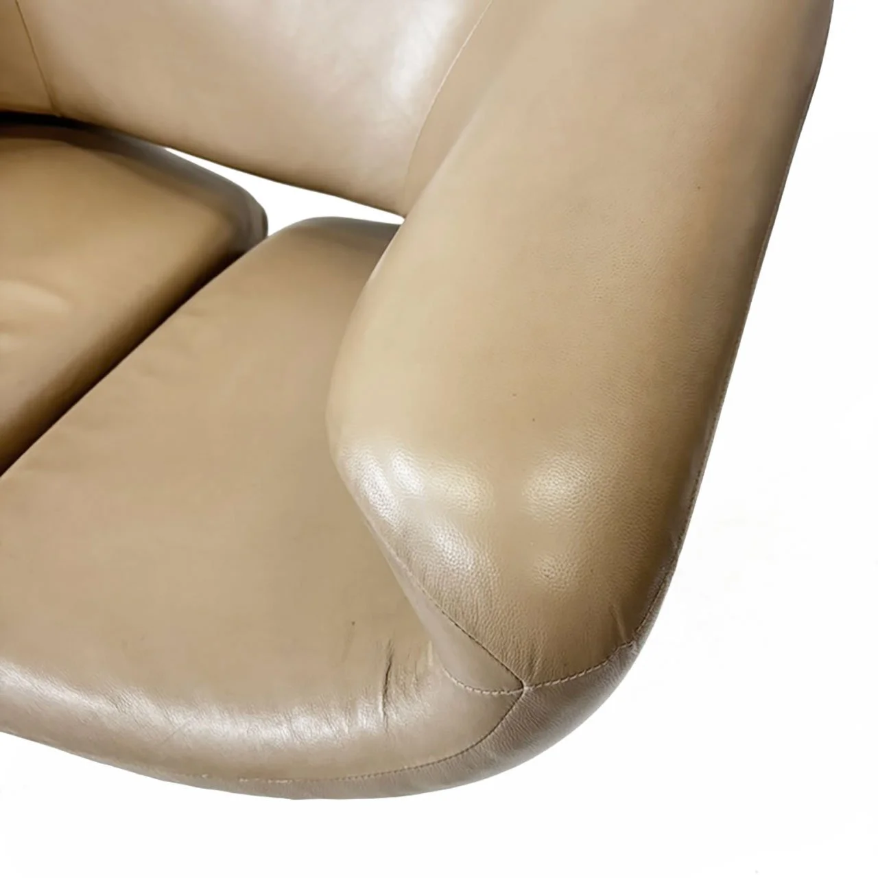Ribbon Swivel Chair in the Style of Pierre Paulin