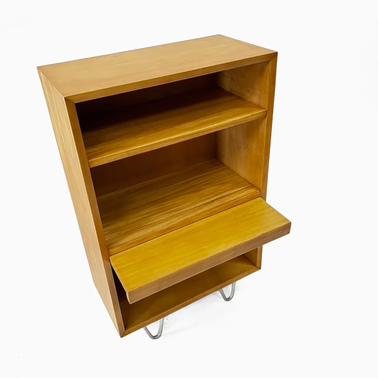 American Modernist Walnut Nightstand George Nelson for Herman Miller 1955