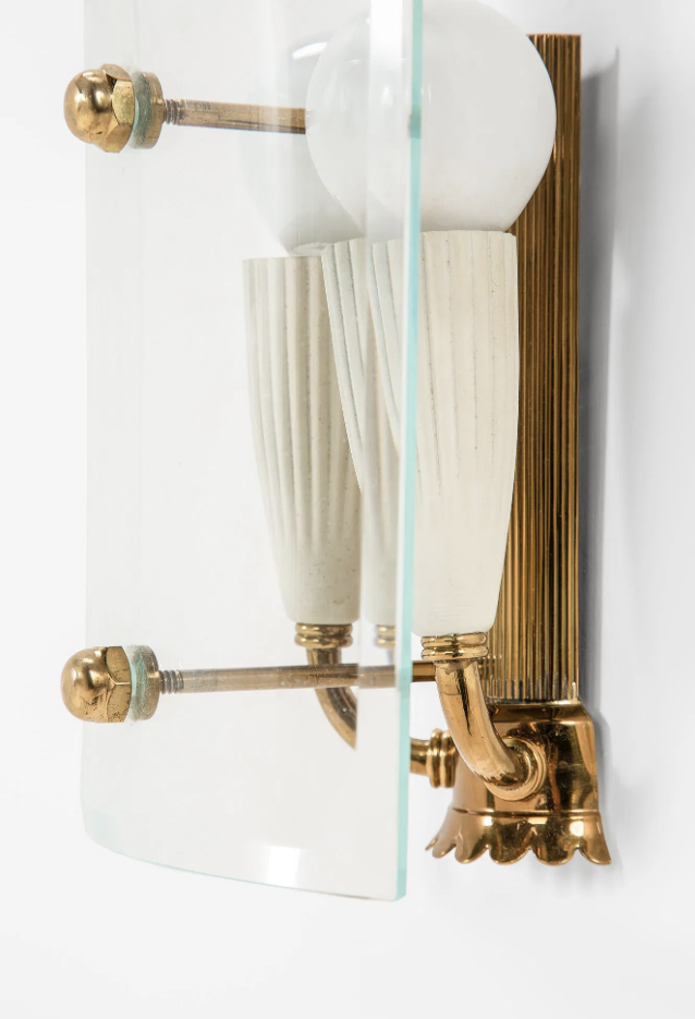 Sconces by Pietro Chiesa, Italy 1950s.