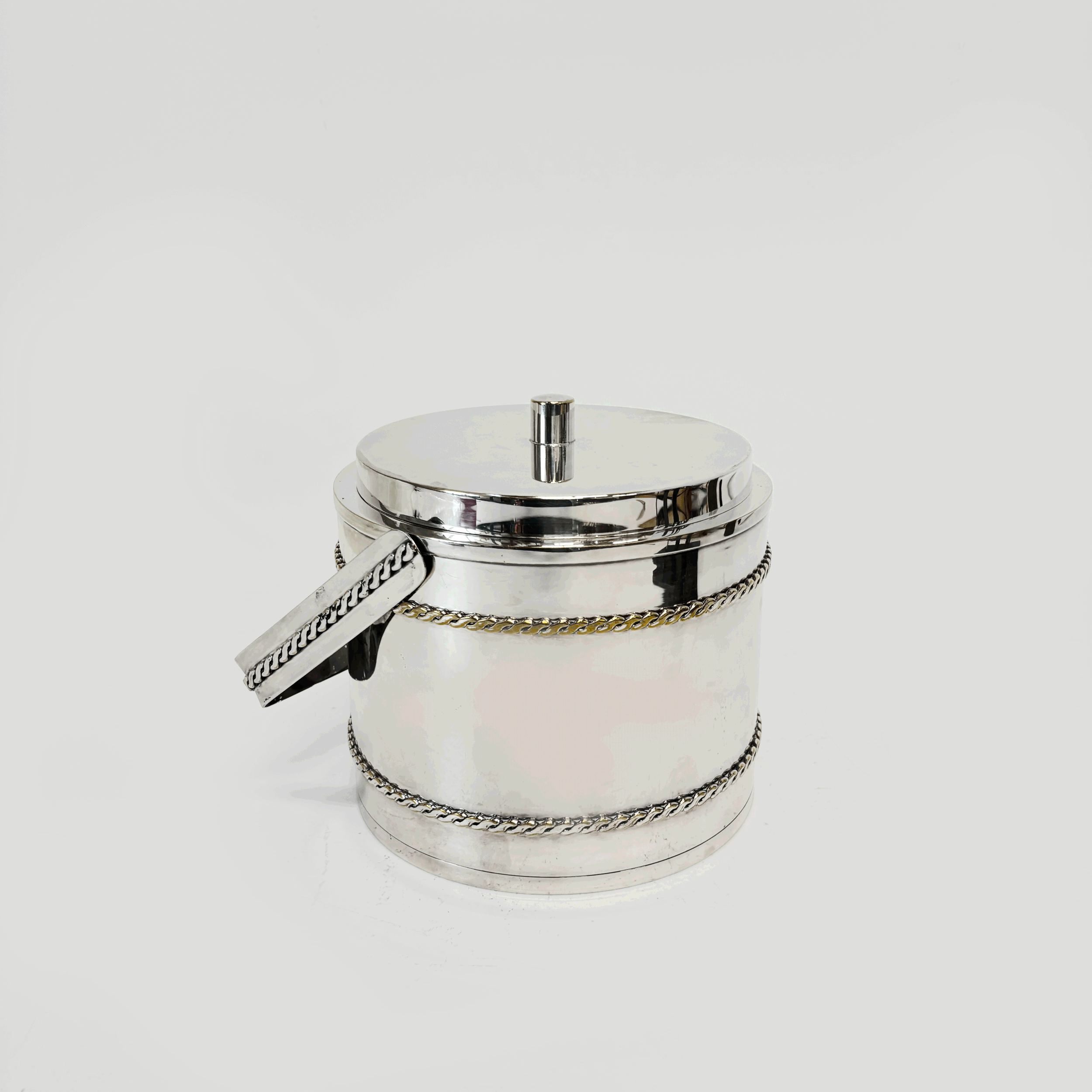 Gucci Silver-Plated Ice Bucket, Italy, 1970s