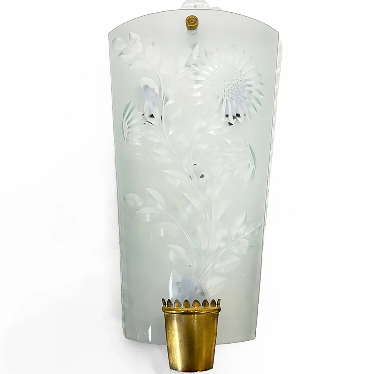 Large Wall Lamp in the Manner of Luigi Fontana, Italy 1950s