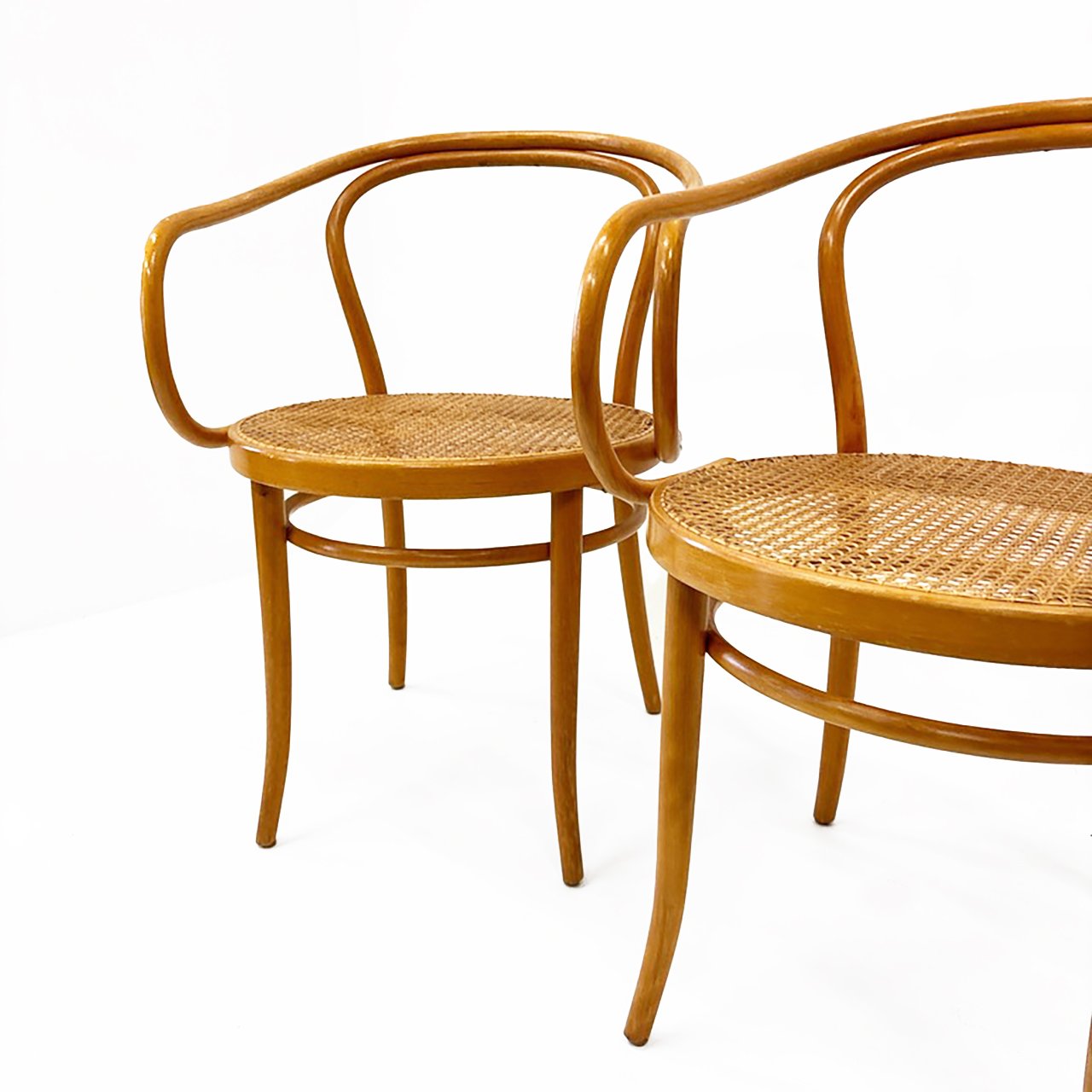 Set of Thonet Bentwood Armchair B9, Sweden 1960s