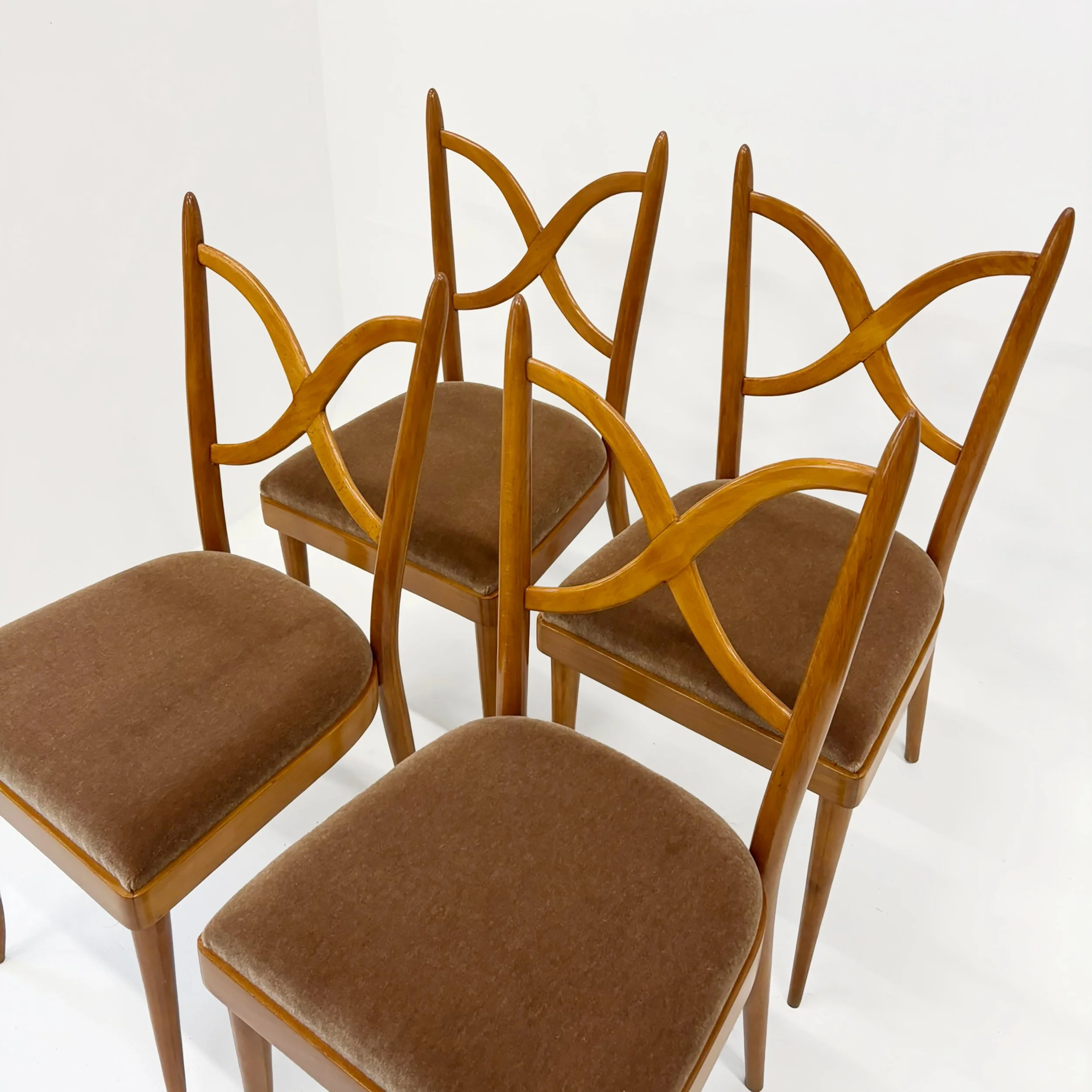 Paolo Buffa Chairs, Italy 1950s.