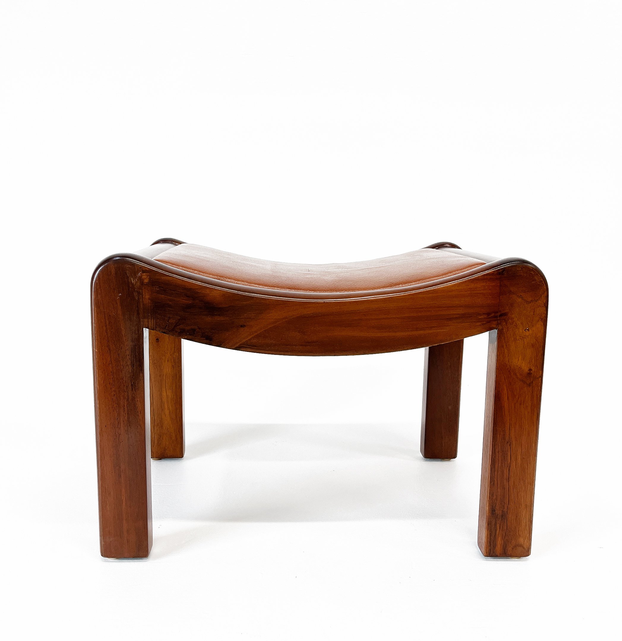 Mahogany Stool in the Manner of Pierre Chareau “SN1”, Paris 1930s