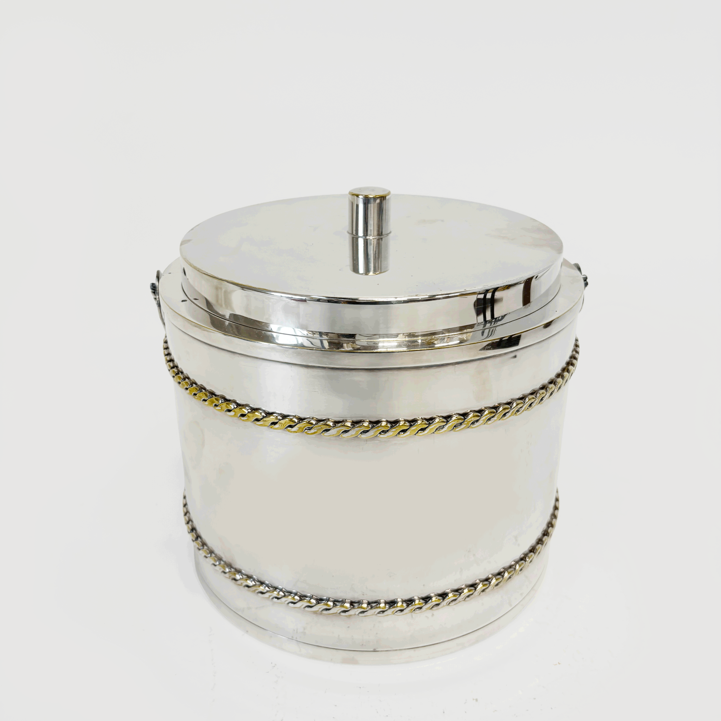 Gucci Silver-Plated Ice Bucket, Italy, 1970s