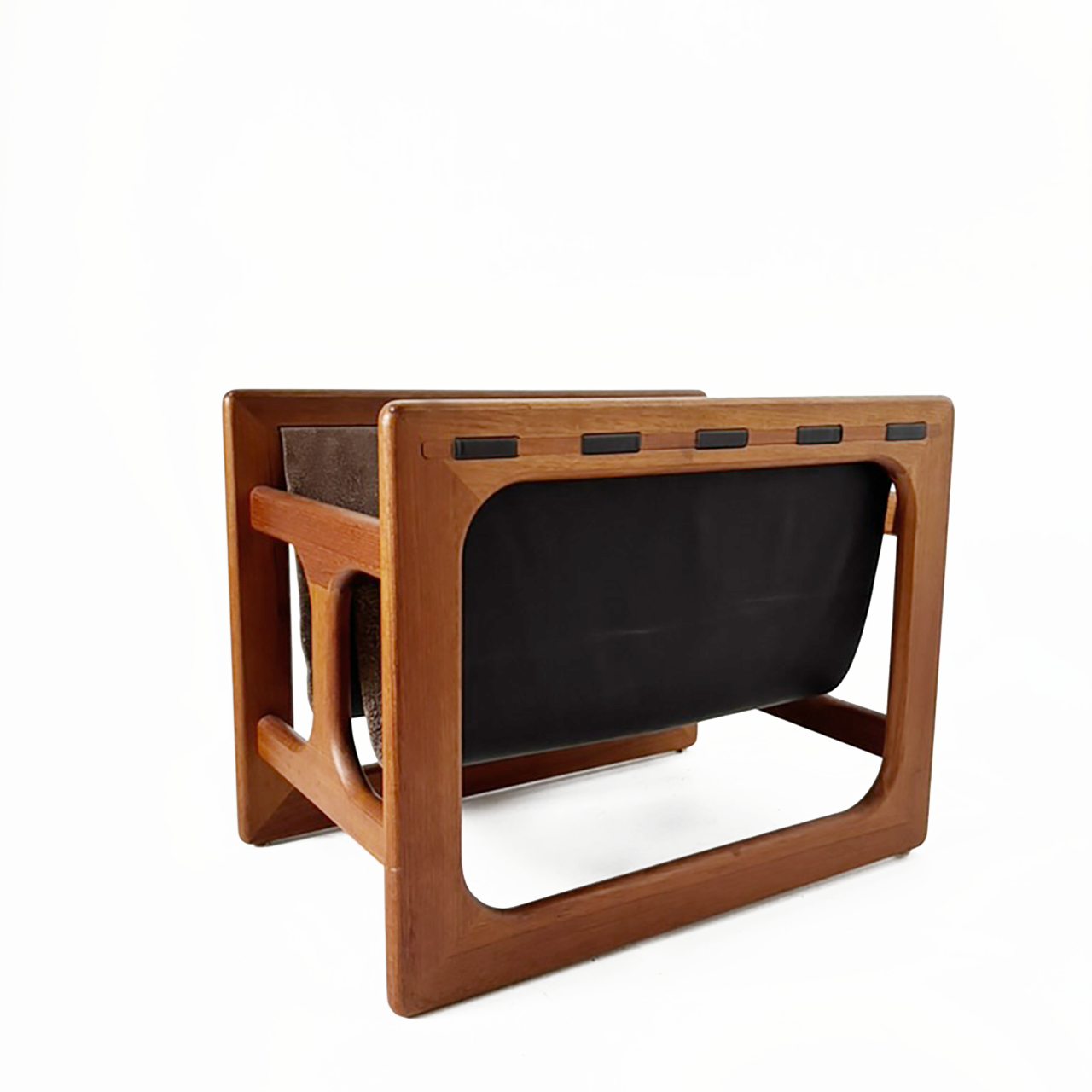 Teak Magazine Rack, Denmark 1970s