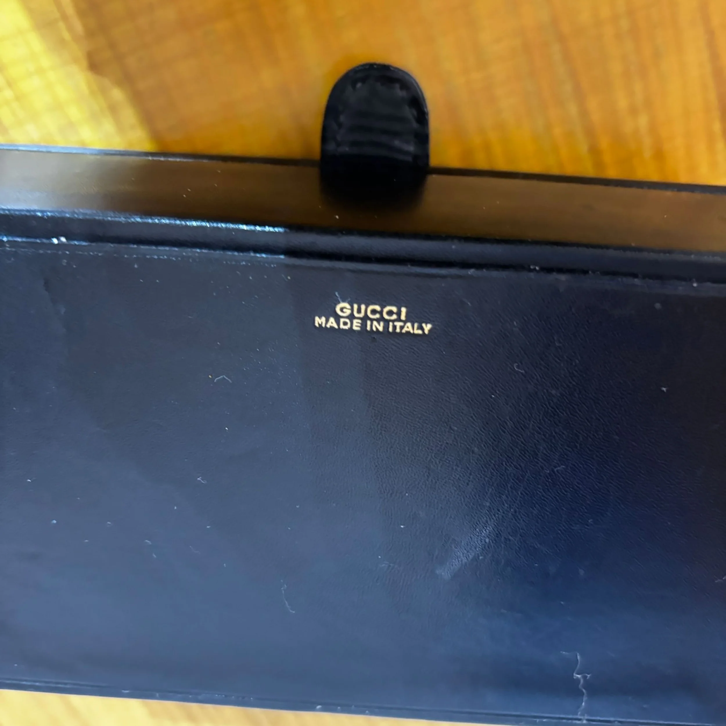 Gucci Leather Equestrian Snaffle Bit Keepsake Box, Italy 1970s