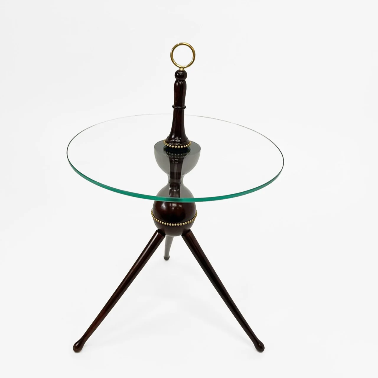 Tripod Side Table in the Style of Cesare Lacca.