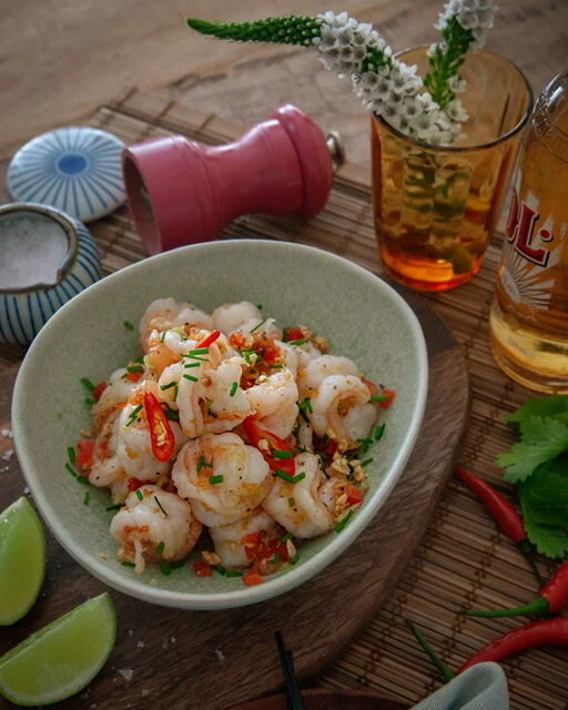Salt and Chili Prawns
