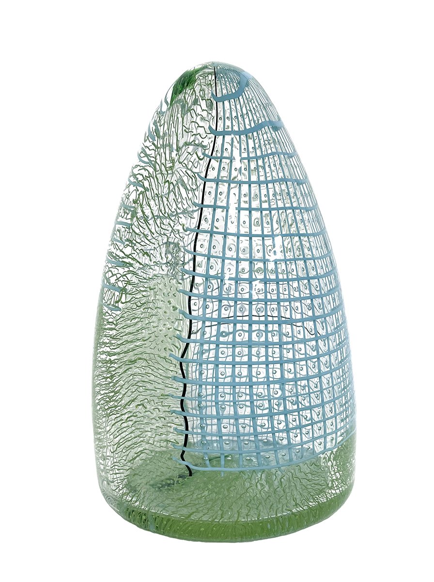 Duomo 3, 2021, glass, 9 x 5.5 x 5.5 in.