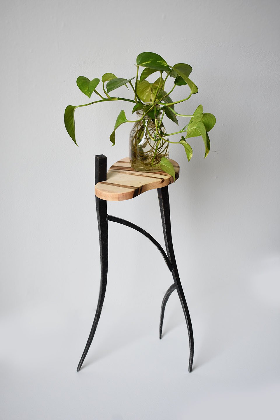 Table 1, 2023, 9” x 11.25” x 22.5”, steel, maple
