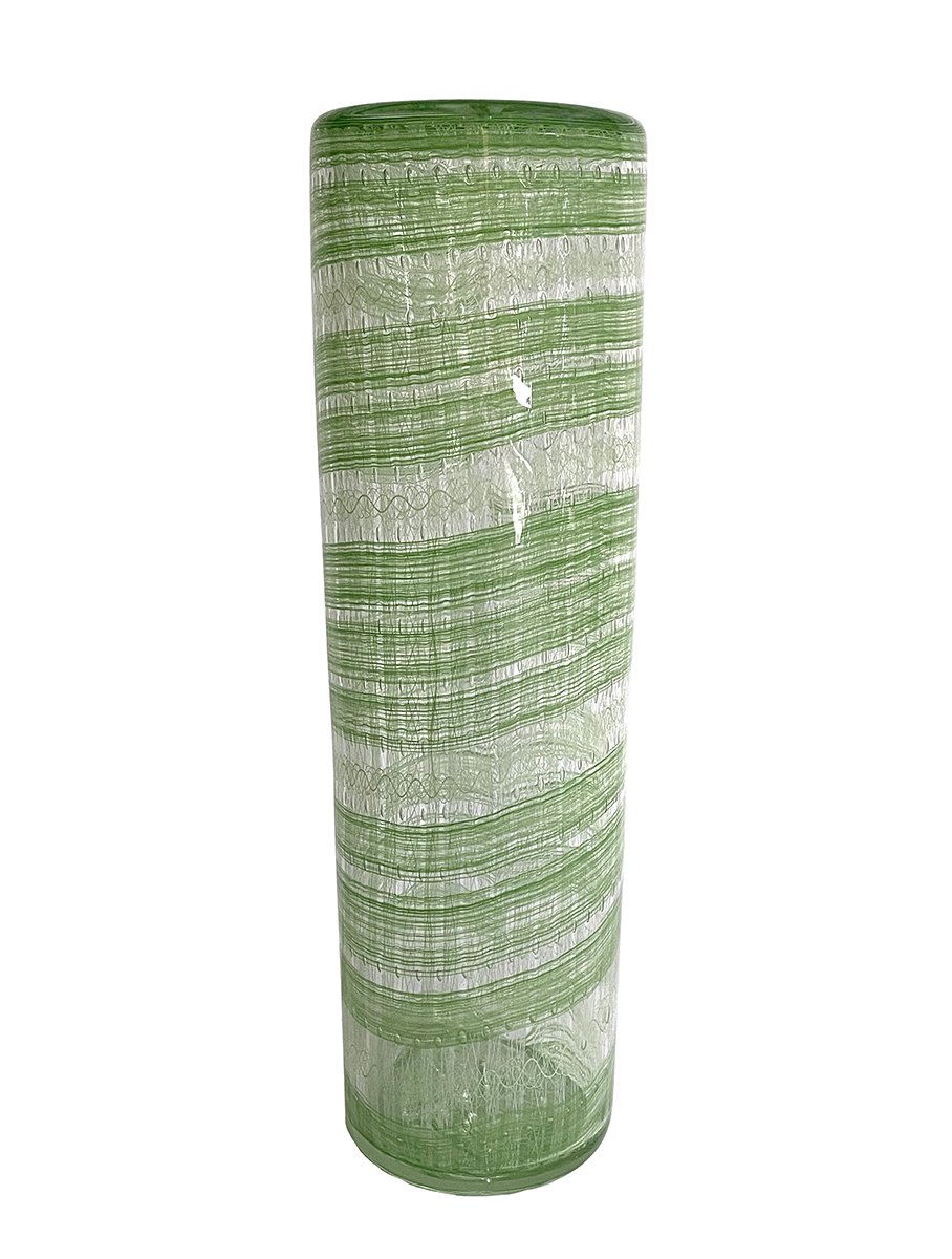 Blanket Cylinder, 2021, glass, 21 x 6 x 6 in.