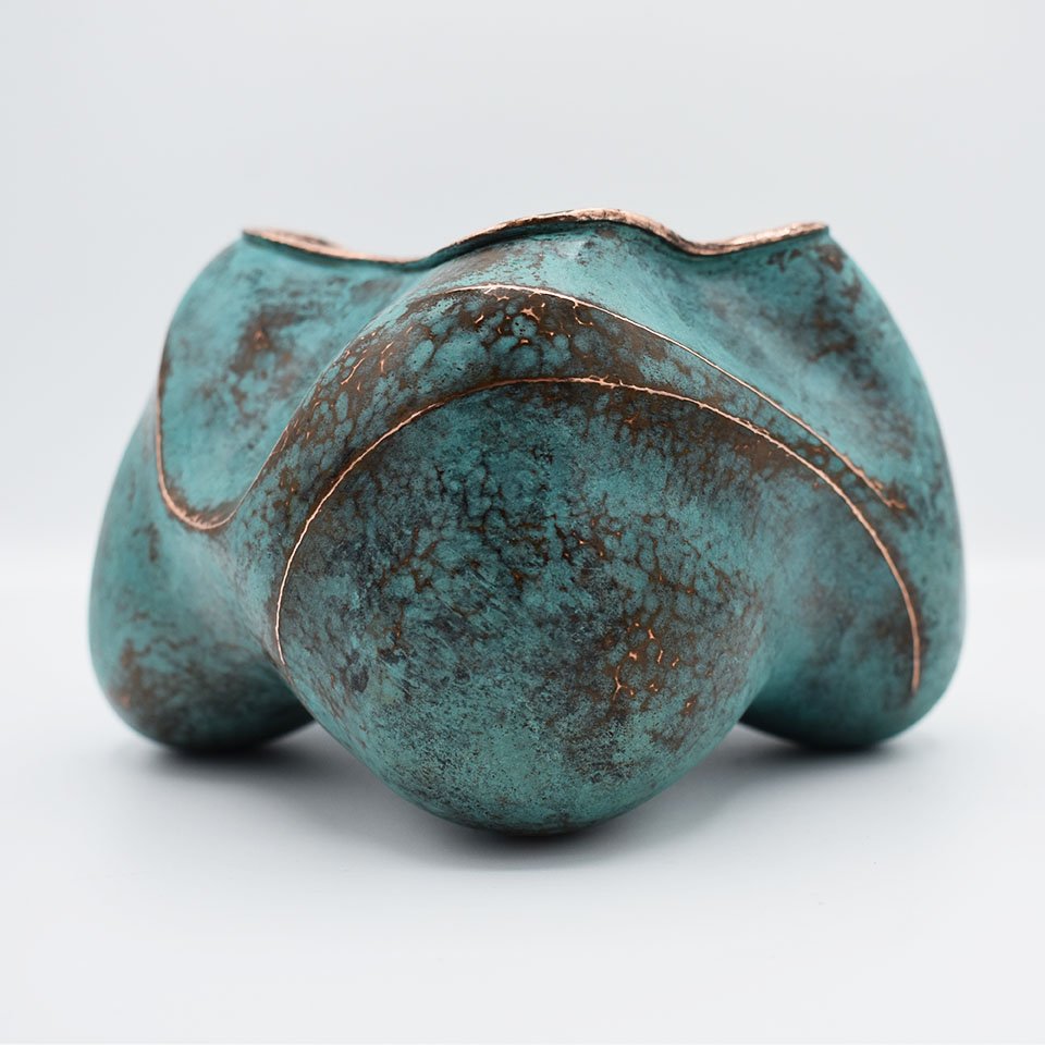 Ally, 2022, 5.5” x 5” X 3.5”, copper