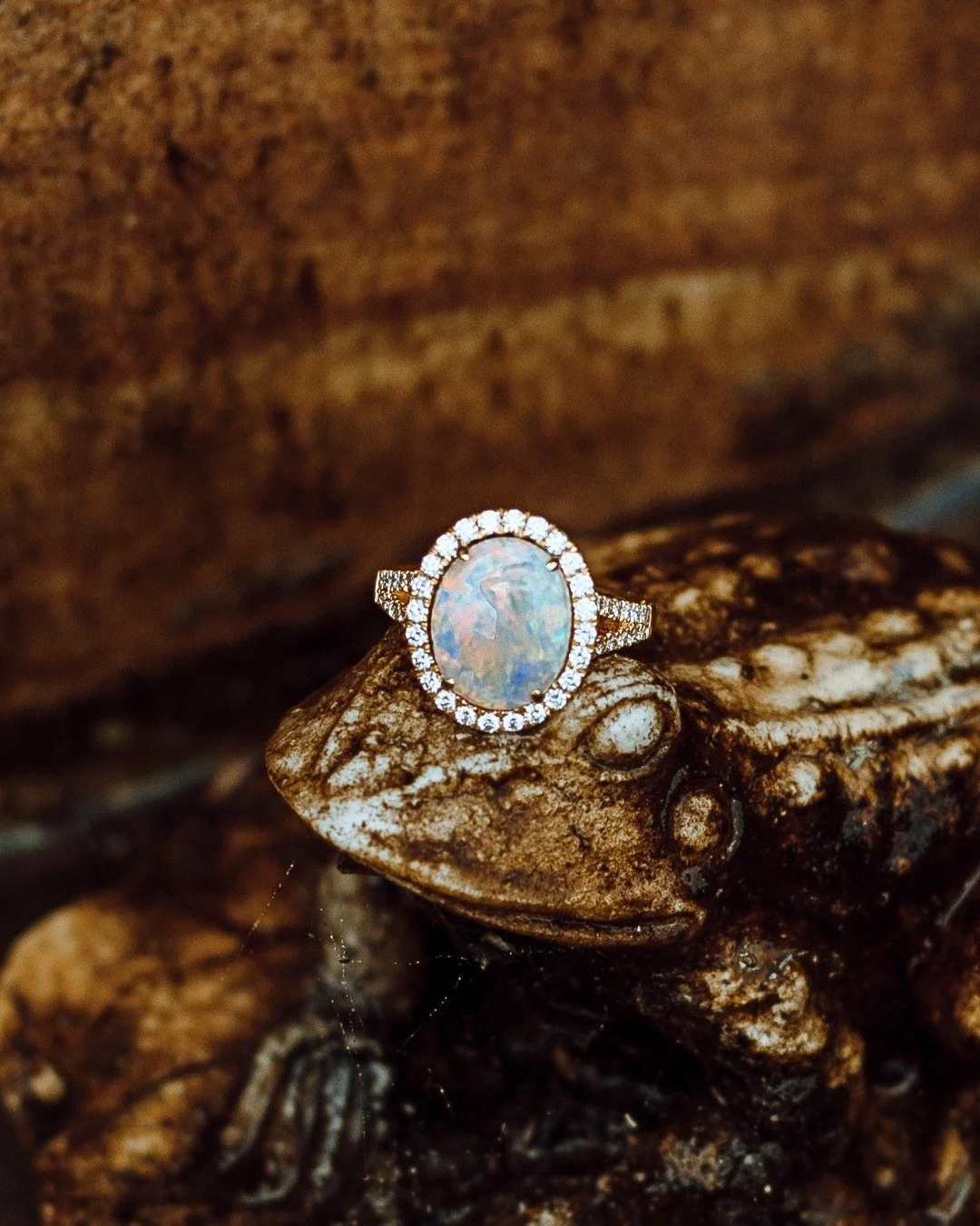 Opal, the original October birthstone, is unlike any other, each gemstone alive with flashing color and mystery.

Did you know that opals are composed of tiny, hydrated silica spheres? When light refracts through the orderly arrangement of these sphe