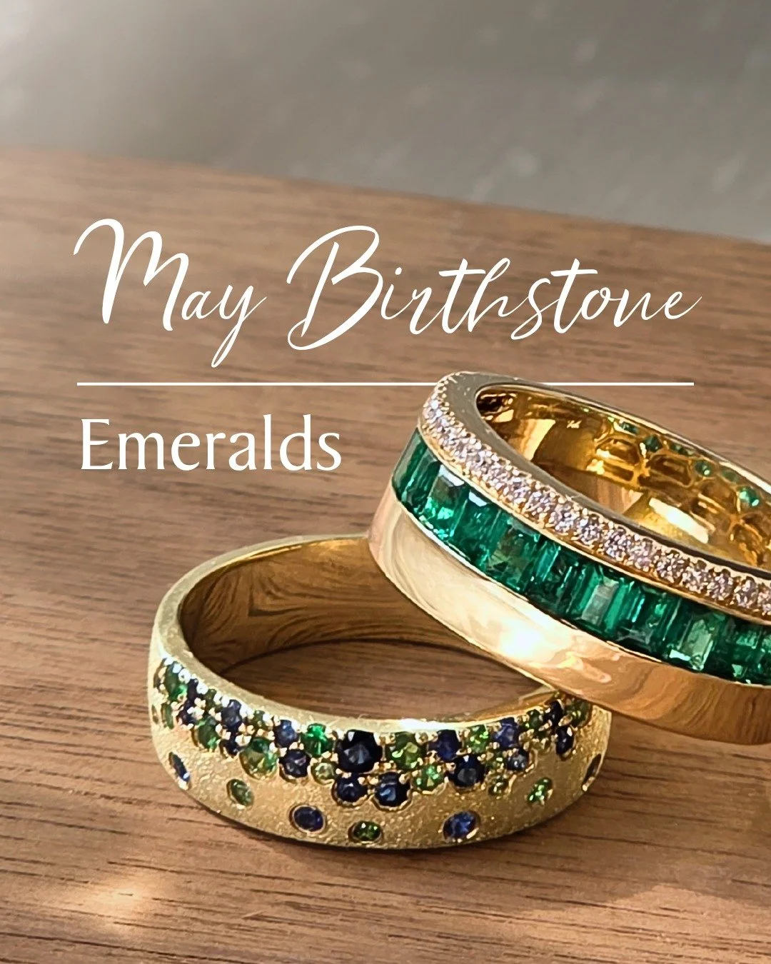 May's birthstone is one of the most storied gems in existence. A variety of beryl colored by traces of chromium, vanadium, and iron, the emerald has captivated royalty, scholars, and collectors for thousands of years. 

Aristotle believed emeralds en