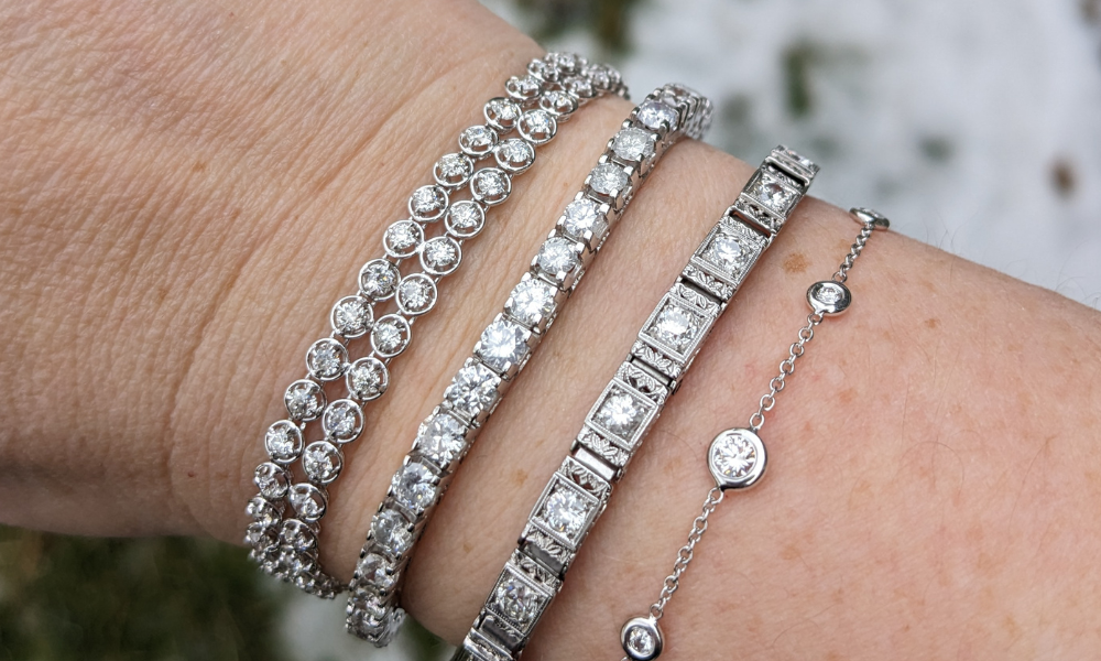 What Is A Diamond Line Bracelet at Koby Rawling blog