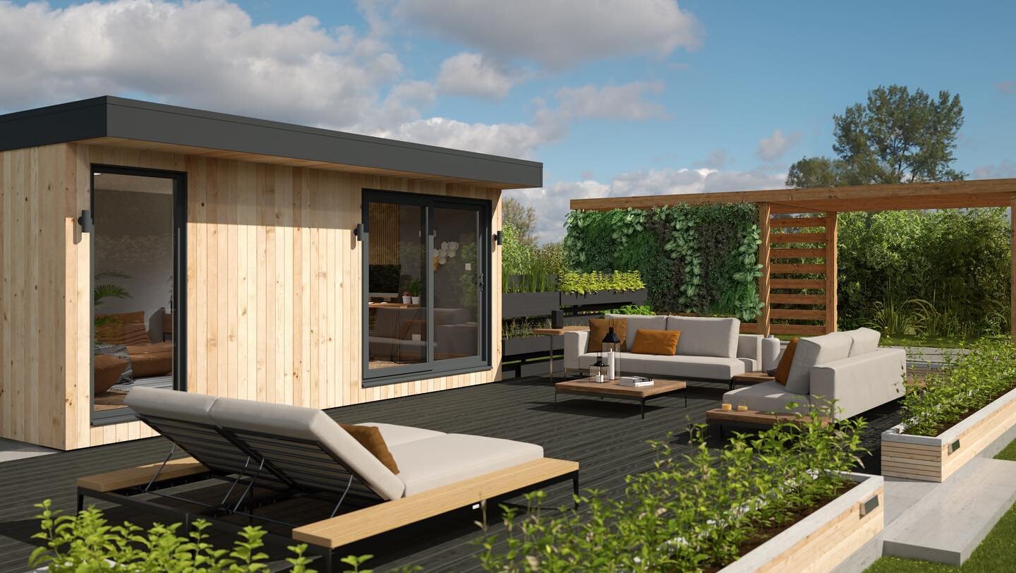 Introducing our new Garden Rooms. 
A versatile outdoor living space to compliment your home. 
Get in touch to start creating your dream living space ⭐️