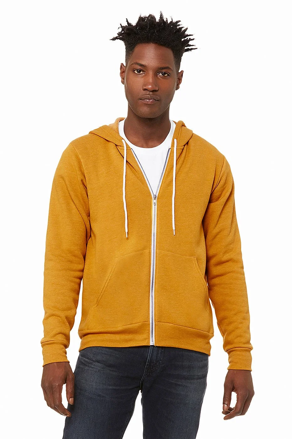 UNISEX SPONGE FLEECE FULL-ZIP HOODIE
