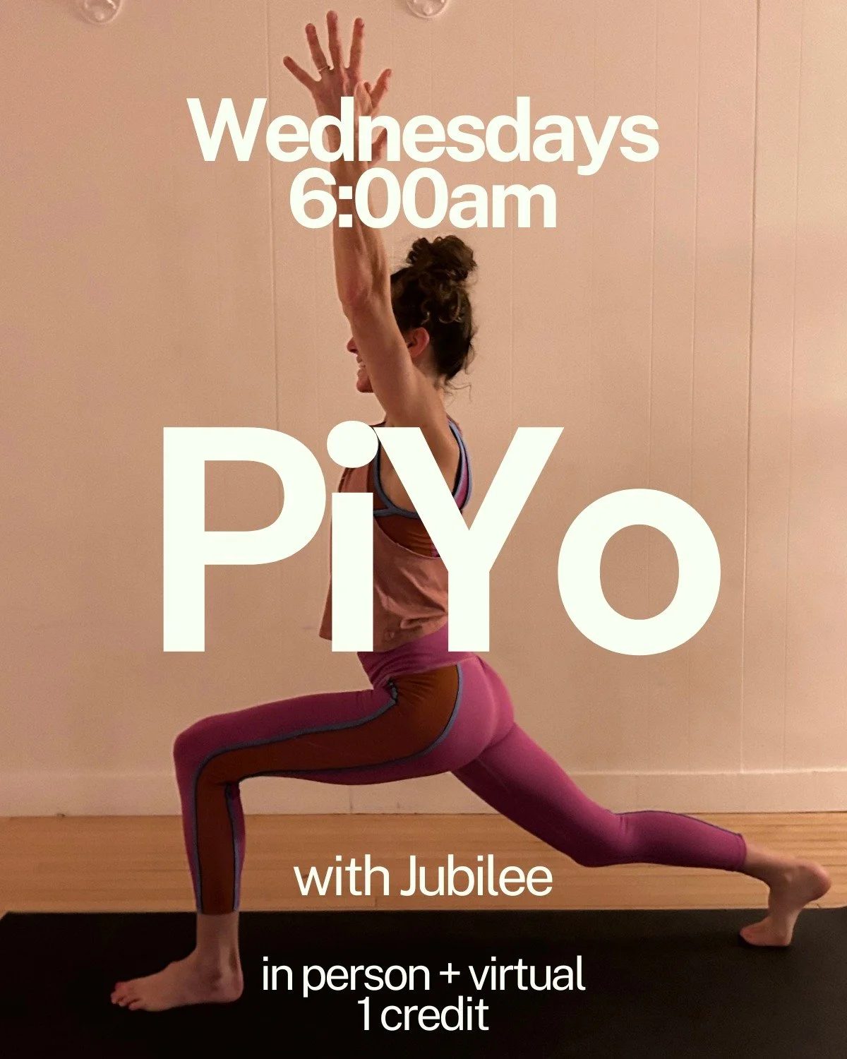 🟢🔹 WEDNESDAY 🔹🟢
𝗣𝗶𝗬𝗼 : Lively, energizing, full-body workout with Yoga flows, Pilates &amp; cardio bursts with Jubilee
𝗦𝘁𝗲𝗽 𝗣𝘂𝗺𝗽 : Heart-pumping, step aerobics with interval weight training with Karen @krzimm63 
𝗧𝗿𝗮𝘂𝗺𝗮-𝗖𝗼𝗻𝘀?
