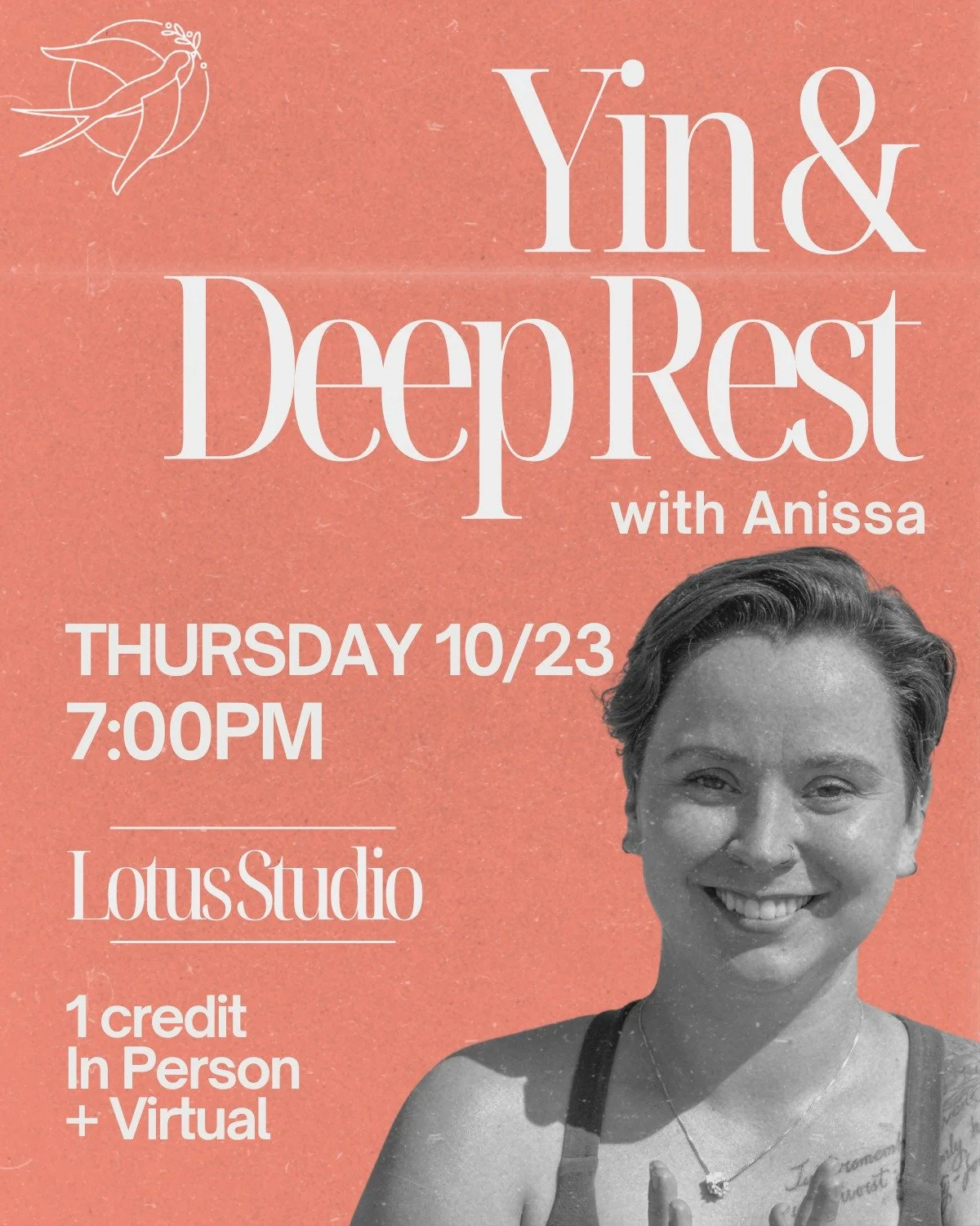 🌘 Special offerings this week 🌑 

🔸 𝗣𝗶𝗬𝗼 𝗣𝗼𝗽-𝗨𝗽 with Karen @krzimm63 
A full body workout with yoga-inspired flows, pilates, short cardio bursts, balance sequences, and bodyweight strength training.

🔸 𝗬𝗶𝗻 &amp; 𝗗𝗲𝗲𝗽 𝗥𝗲𝘀𝘁 with