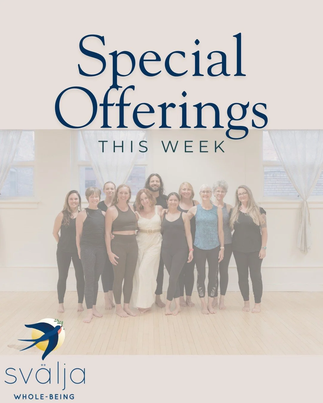 𝗦𝗽𝗲𝗰𝗶𝗮𝗹 𝗢𝗳𝗳𝗲𝗿𝗶𝗻𝗴𝘀 𝘁𝗵𝗶𝘀 𝘄𝗲𝗲𝗸!

↪ 𝗚𝗲𝗻𝘁𝗹𝗲 𝗬𝗼𝗴𝗮 + 𝗪𝗿𝗶𝘁𝗶𝗻𝗴 𝗶𝗻 𝗟𝗼𝘁𝘂𝘀 with Melissa H
↪ 𝗬𝗶𝗻 + 𝗥𝗲𝘀𝗼𝗻𝗮𝗻𝘁 𝗩𝗶𝗯𝗿𝗮𝘁𝗶𝗼𝗻𝘀 with Miriam + Richie
↪ 𝗜𝗻𝘁𝗼 𝘁𝗵𝗲 𝗡𝗶𝗴𝗵𝘁 with Kristy Marie + The W