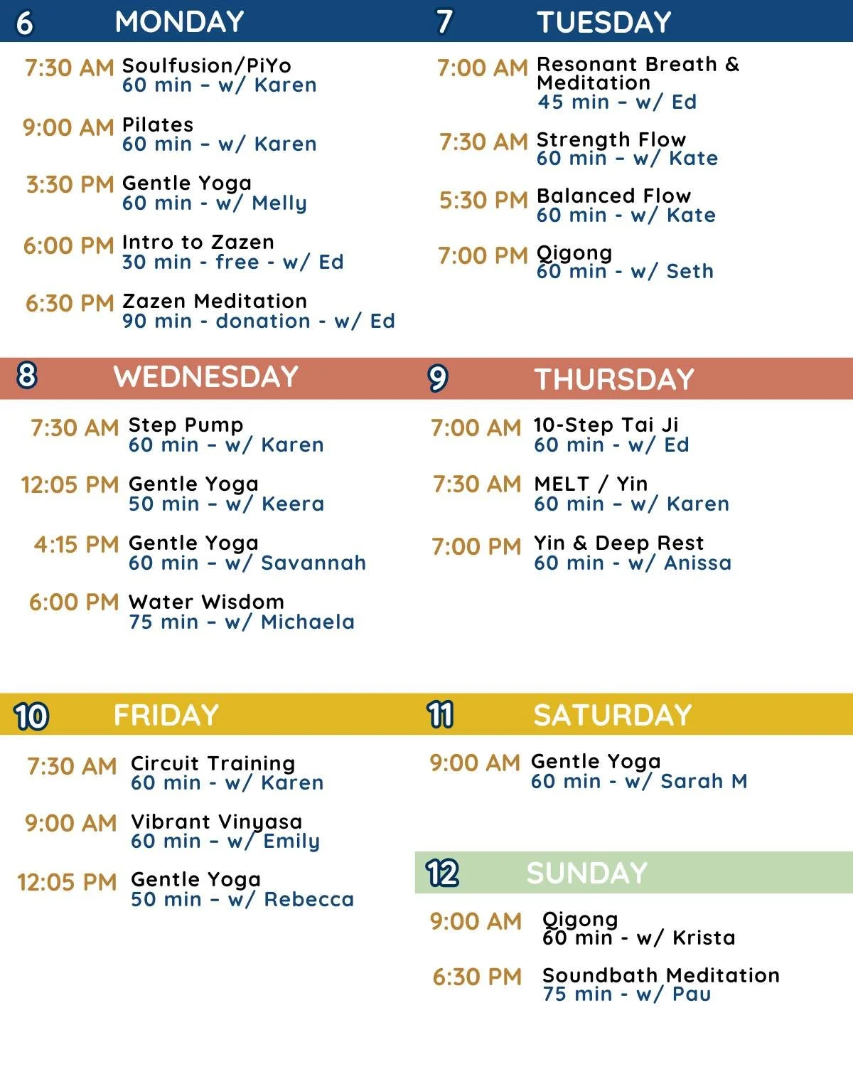 ⥁ 𝗔 𝗽𝗲𝗲𝗸 𝗶𝗻𝘁𝗼 𝘁𝗵𝗲 𝘄𝗲𝗲𝗸 𝗮𝗵𝗲𝗮𝗱 ⥀