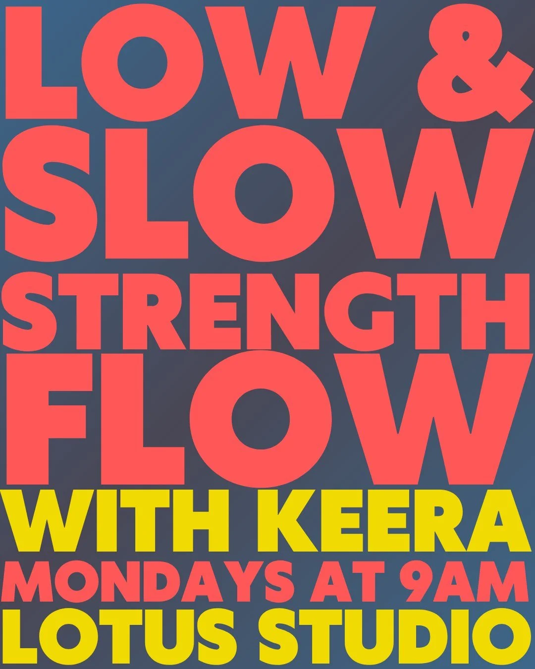 Special offerings tomorrow!

𝗟𝗼𝘄 &amp; 𝗦𝗹𝗼𝘄 Strength Flow with Keera
+
𝗦𝘁𝗿𝗲𝗻𝗴𝘁𝗵 𝗙𝗹𝗼𝘄 with Kate

@horvathkate @beheldwithkeera